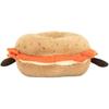 Jellycat Fun Food Bagel Companion Comfort Doll Plush Doll 7cm Height 14cm Length