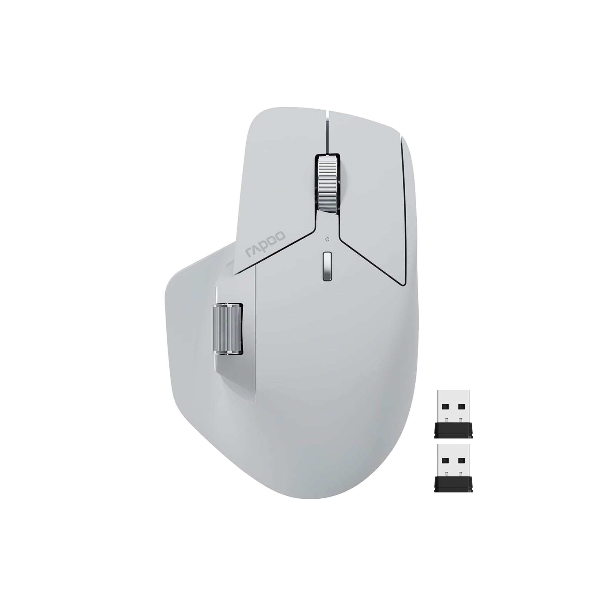 

Officially licensed in Rapoo MT760L USB Bluetooth Rechargeable Hybrid Japan Wireless, Mouse, Quiet, Optical, 4000dpi, Multi-Pairing (Gray)
