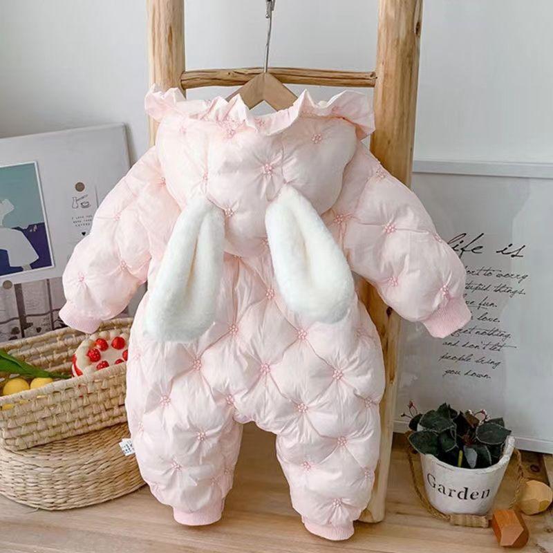 Thick Winter Jumpsuit Baby Romper Cute Newborn Outfit