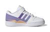adidas Originals FORUM Anti Kick Low Top Skateboard Shoes White Purple Children Aged 3 7 Years Old GY8210