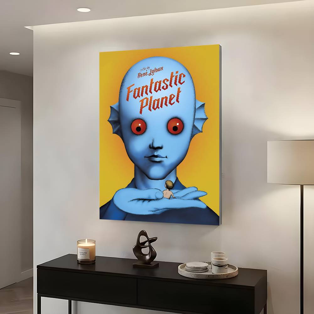 Classic Science Fiction Movies Fantastic Planet La Poster Sticker Print Waterproof Wall Art For Living Room Bedroom Home Decor