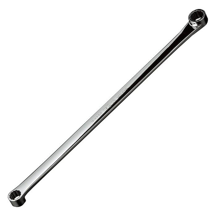 [Kyoto Machine Tools] Nepros Extra Long Straight Combination Wrench NM11L-2224 Silver 22mm x 24mm