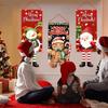 Merry Christmas Hanging Flag Christmas Decorations For Home 2026 Christmas Door Banner Xmas Gifts Navidad Happy New Year 2026
