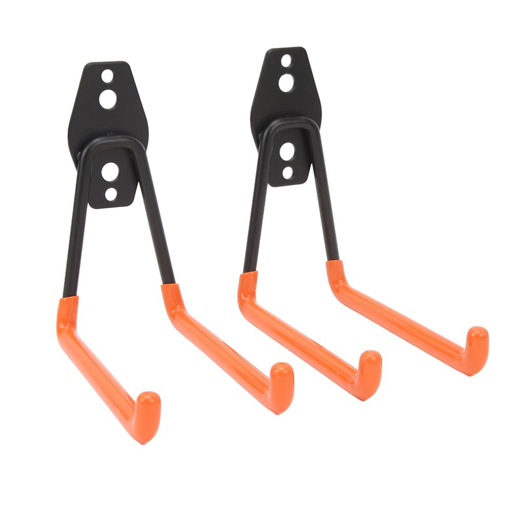 Garage Storage Hooks Orange Yellow Wall Type Metal Heavy Duty Garage Storage Hooks Shovels Brooms