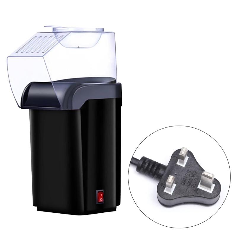Small Popcorn Popper Machine Automatic Compact Design Fast Heating Oil Proof Snack Maker Plastic Texture for Kitchen