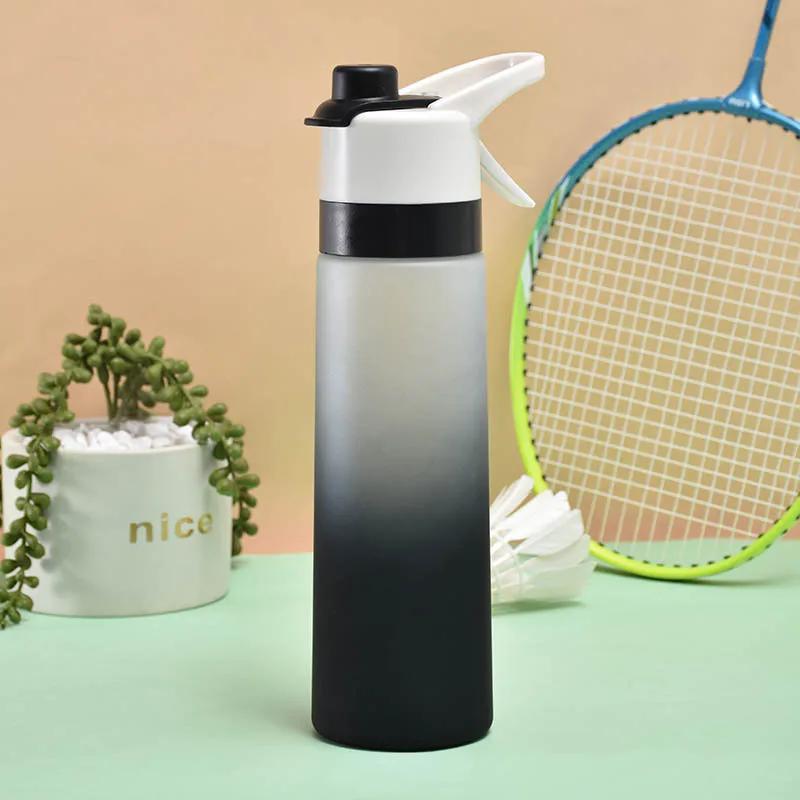 700ml Spray Water Bottle with Straw Portable Outdoor Sport Fashion 400ml 600ml Tumbler Food Grade Plastic Summer Drinkware