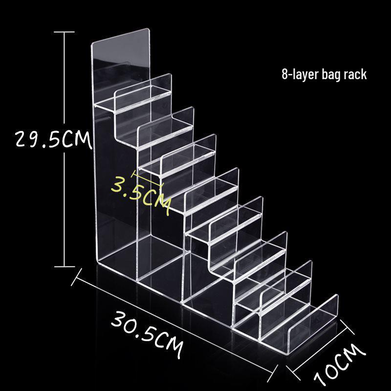 Transparent Acrylic Multi-Layer Wallet, Sunglasses & Jewelry Display Stand