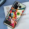 Wassily Kandinsky Abstract Artistic Case For Xiaomi Redmi Note 14 13 11 9 10 12 Pro 9S 10S 11S 12S Redmi 10C 12C 13C 14C Cover