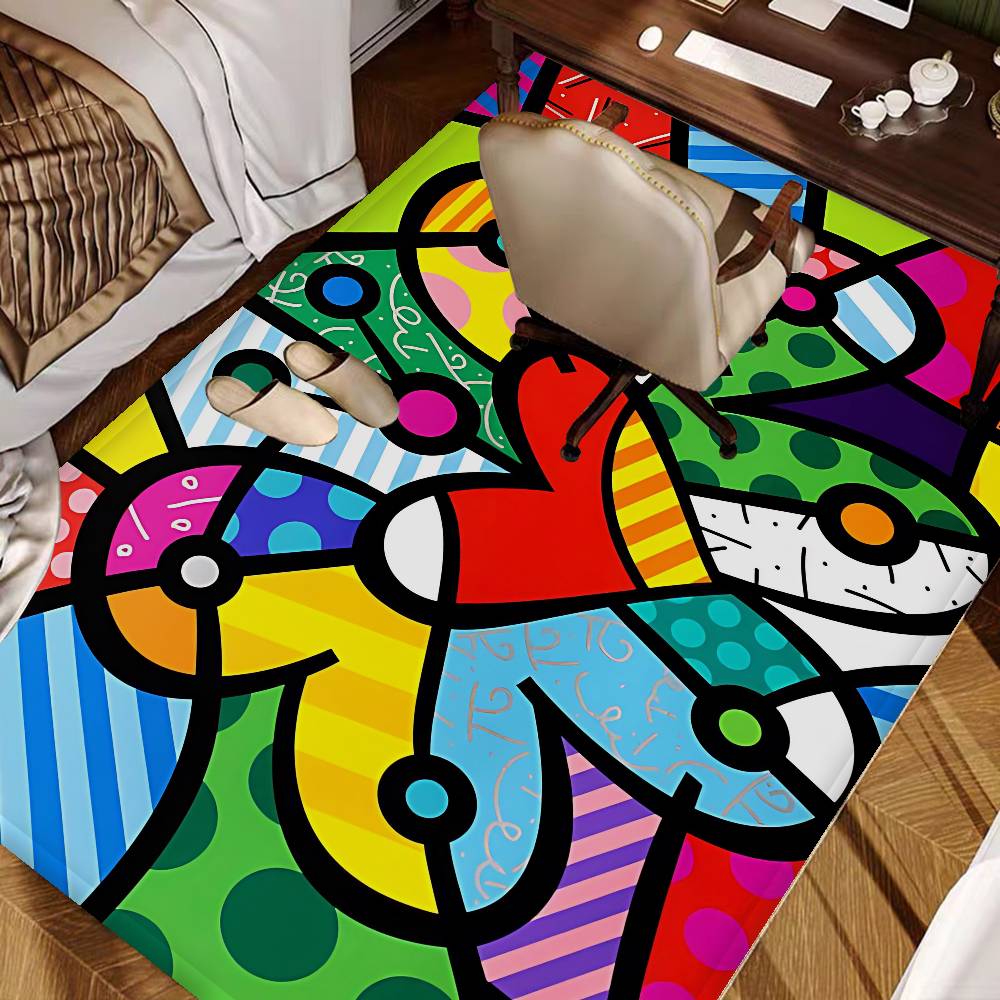 Tappetino per Pavimento Britto Stile Nordico Zerbino per Casa Tappetini per Bagno-WC Tappetino Decorativo per Camera da Letto Hotel