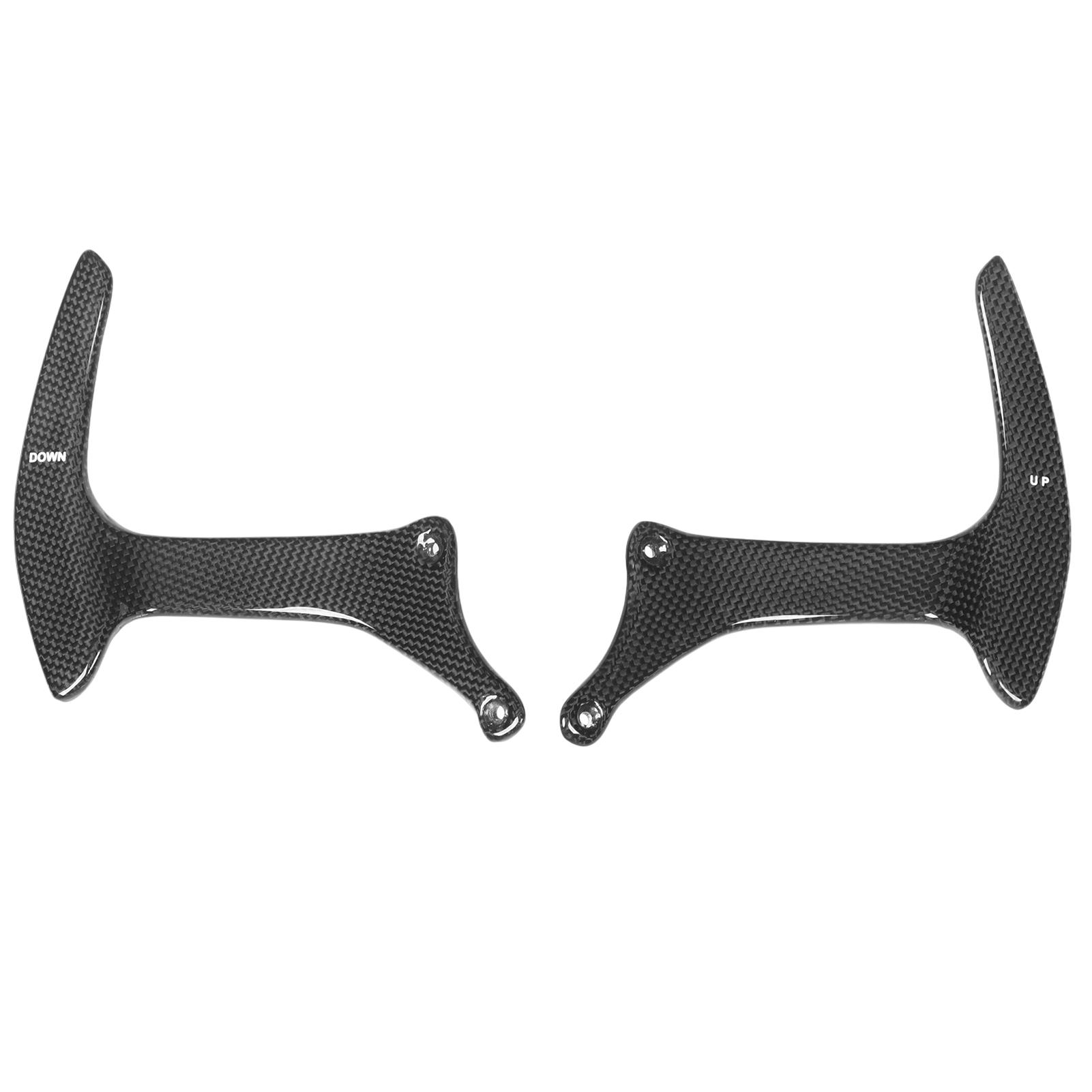 Лепестки переключения передач из препрега сухого углеволокна, простого плетения, замена для Ferrari F430 458 Italia Spider Speciale F12