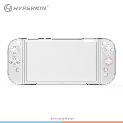 Hyperkin Clear Protector Case for Nintendo Switch 2 Slim Transparent Shock Soft Case Hyperkin Protective Accessory Design, Shell, Absorbing,