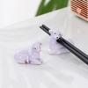 1/2 PCS Sheep Ceramic Chopstick Holder Japanese Style Tableware Underglaze Restaurant Simple Spoon Bracket Utensil for Kitchen