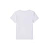 Anta Letter Logo Print Round Neck Short Sleeve T-Shirt Women T-Shirts Pure-White 962428119-4