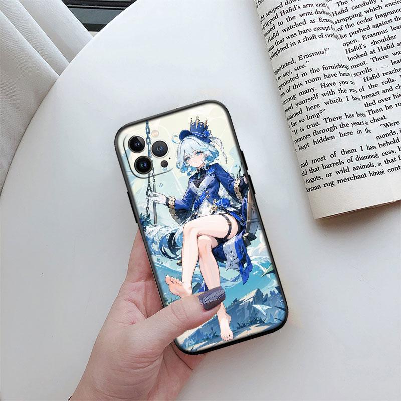 Genshin Impact Furina Phone Case for Motorola Moto Edge 60 60s 70 G86 G56 G54 E14 G04S G45 G54 G64 Pro Power Neo Fusion