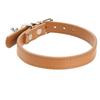 Pet Collar for Dogs - Simple Bell Design, PU Material Neckband, Adjustable Size,  Lightweight Pet Accessory for Daily Wear