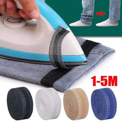 5M Kendinden Yapışkanlı Pantolon Bacak Etiketi Pantolon Açıklığı Kısaltma Etiketi Yapıştırma Pantolon Kenarı Kısaltma Bantı Takım DIY Dikiş Kumaşı