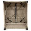 Lounger Beige Poly Rattan