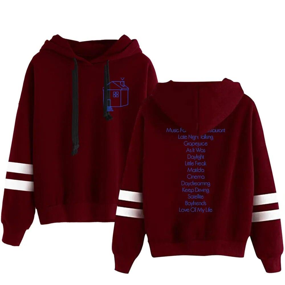 Love On Tour House Треклист Синий Merch Толстовка с капюшоном УнисексЖенский пуловер в стиле хип-хоп с капюшоном и длинными рукавами Свитер унисекс 2XL 4873₽