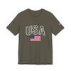 USA Flag Graphic T-Shirt | American Flag Tee Patriotic