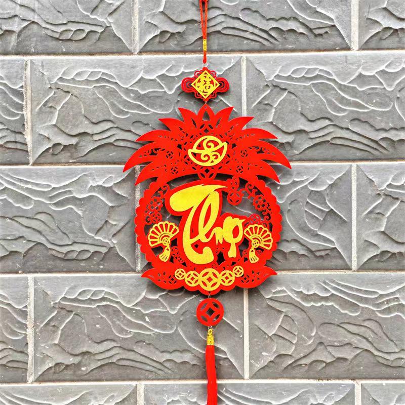 Vietnamese Year Hanging Pendants With Tassel Window Door Party Hanging Ornament 2026 Spring Festival Home Decor Accessories