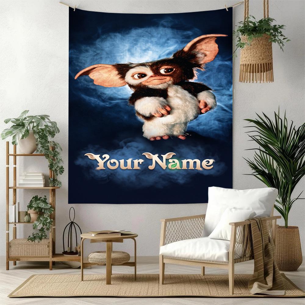 Gremlins Custom Wall Tapestry Aesthetic Wall Tapestry Non-Fading Color Ideal for Dorm Room Four Seasons Decor