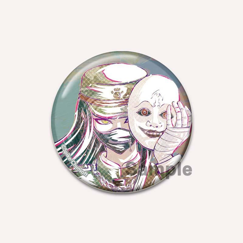32/44/58MM Inferenz Abenteuer Spiel Anime Broschen Danganronpa HD Print Abzeichen Rucksack Kragen Cartoon Revers Pins Schmuck Geschenke Zubehör