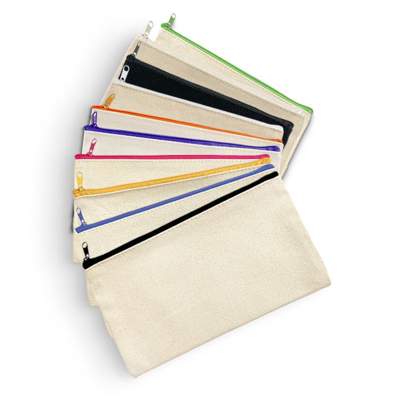 Zipper DIY Graffiti Canvas Pencil Case Storage Pouch