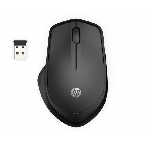 HP Mouse Silent Click BlueLED Wireless HP 280 Wireless Mouse Battery Life Up To 18 Months Ergonomics Black (Model Number: 19U64AA#UUF) Compatible with
