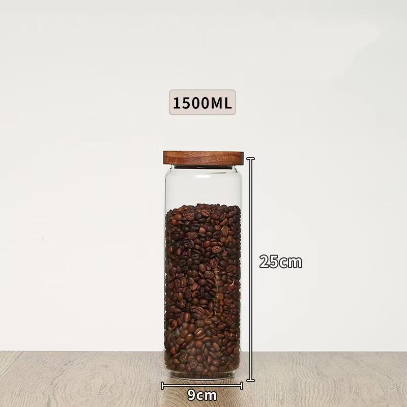 ZISIZ Glass Food Storage Jars (Set of 3)