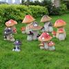 Cartoon Simulatie Grote Paddenstoel Decoratie Buiten Tuin Patio Landschap Ornament