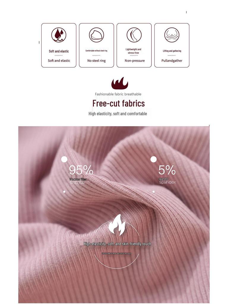 Versatile Autumn Modal Base Layer Shirt with Chest Pads, Slimming Long-Sleeve Round Neck, Wear Alone or as Inner Layer.