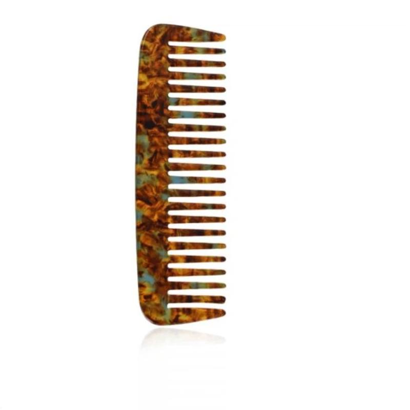 Portable Mini Acetate Comb 1Pc Pocket Size Durable for Daily Beard Grooming Travel Hairstyling Tool