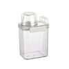Large Capacity Cereal Containers with Measure Cup Plastic Sealed Jar  Snack
