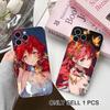 HSR Himeko Clear TPU Mobile Case for iPhone 17 16 15 14 13 12 11 X XR XS Air Pro Max Plus Mini Colorful Cover