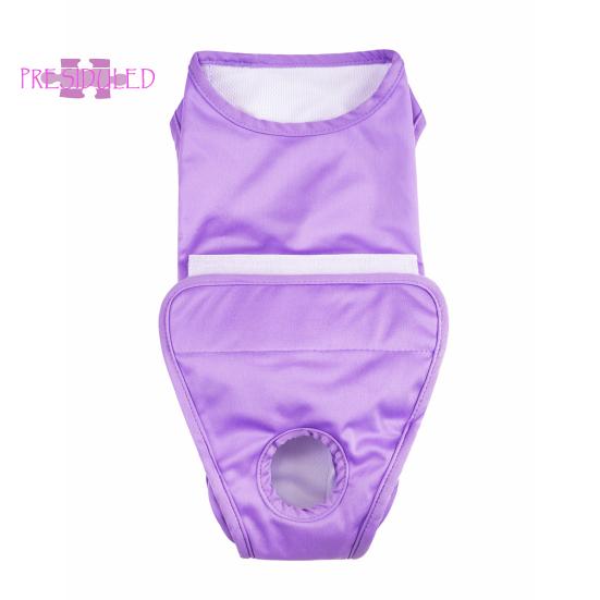 

Одежда для восстановления домашних животных, удобный, дышащий, регулируемый костюм для восстановления после хирургии собаки - защита от лизания фиолетовый