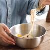 Double Layer Vegetable Drain Basket Stainless Steel Food Storage Container  Household