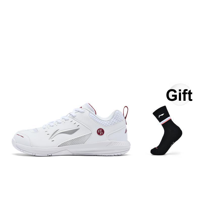 Li Ning Light Feather Series Rocket Shoes 2.0 Fashion Comfortable Shock Absorption Non-Slip Wear-Resistant Low-Top Badminton Shoes AYTU049-2