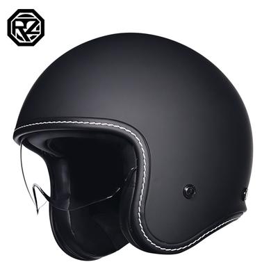 ORZ-507-3/4 Open Face Motorcycle Helmet For Men Women All Season DOT Standard Durable ABS Comfort Protective Gear