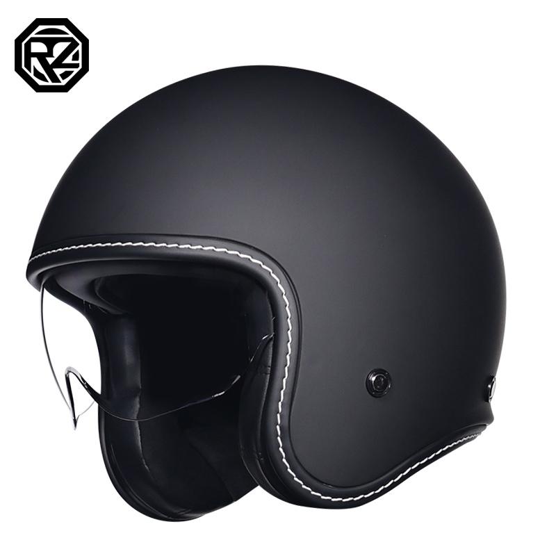 ORZ-507-3/4 Open Face Motorcycle Helmet For Men Women All Season DOT Standard Durable ABS Comfort Protective Gear