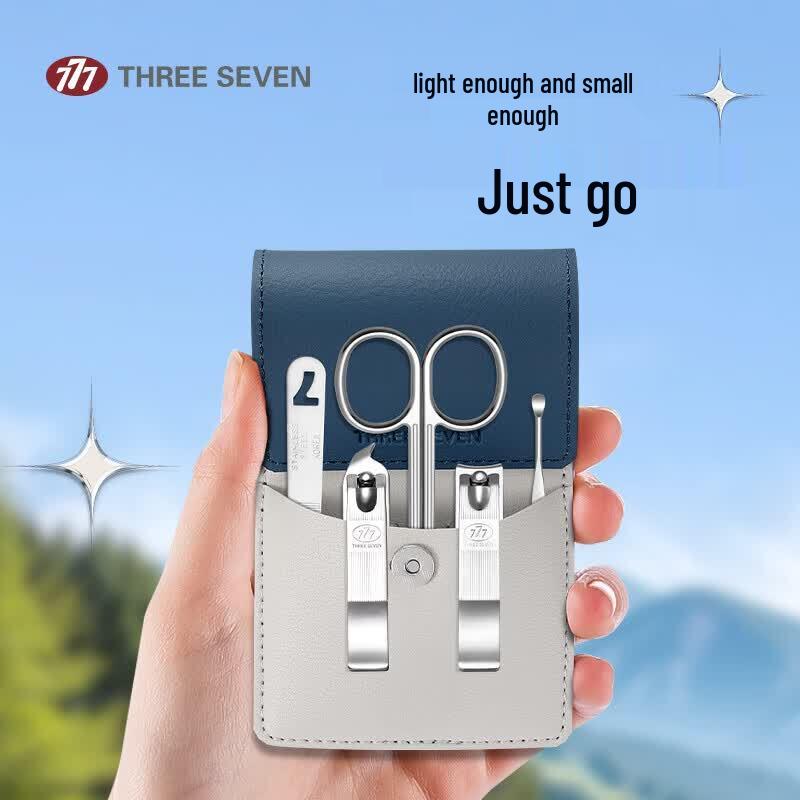 THREE SEVEN Colorful 5-Piece Nail Care Set