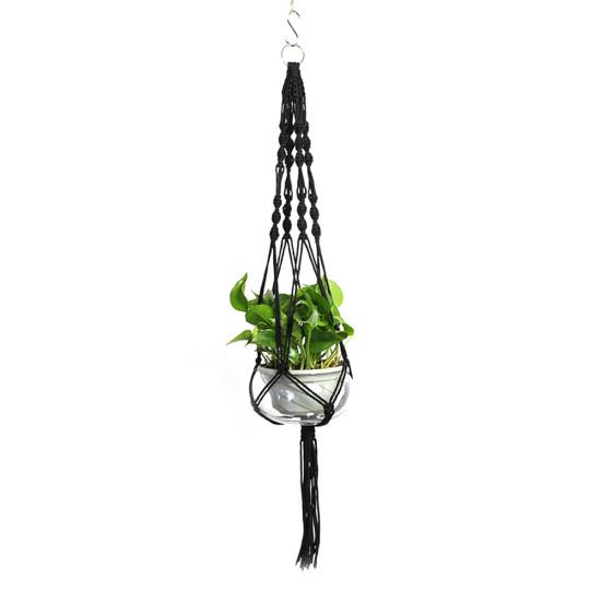 Plant Hangers Color Flower Pot Hand-woven Net Bag Hanging Holder Home Decor