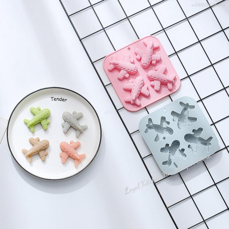 Flugzeug Silikonform Zum Backen Flugzeug Schokolade Süßigkeiten Seife Wachsmalstift Eiswürfelform Kuchen Dekoration Cupcake Topper Backwerkzeuge