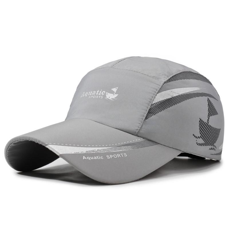 Summer Cap Baseball With Letter Printing And Mesh Breathable Design For Daily
