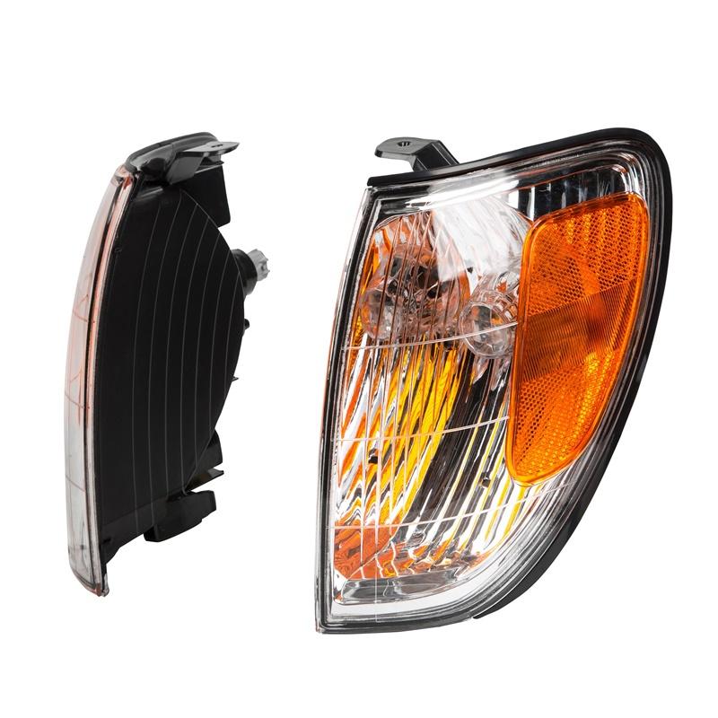 Front Bumper Corner Light Side Marker Turn Signal Lamp Assembly for Lexus LX470 1998-2007, ABS Parking Light Housing,No Bulb Included