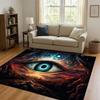 3D Freemasonry All Seeing Eye Symbol Evil Eye Living Room Non Slip Area Rug Carpet for Bedroom Playroom Sofa,Home Decor Doormat
