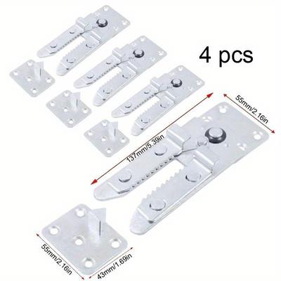 4pcs Sofa Hinges Support Adjustable Joint Connectors Suiatble Various Furniture Combination Metal Hinge Home Furniture Hinge
