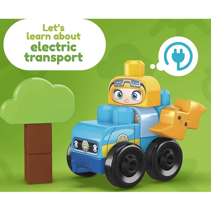 Mega Block (MEGA) BLOKS) green town Natural energy and eco house Vehicle and house set [Block set] [Block Number of pieces: 88 pieces] [1 year old~]