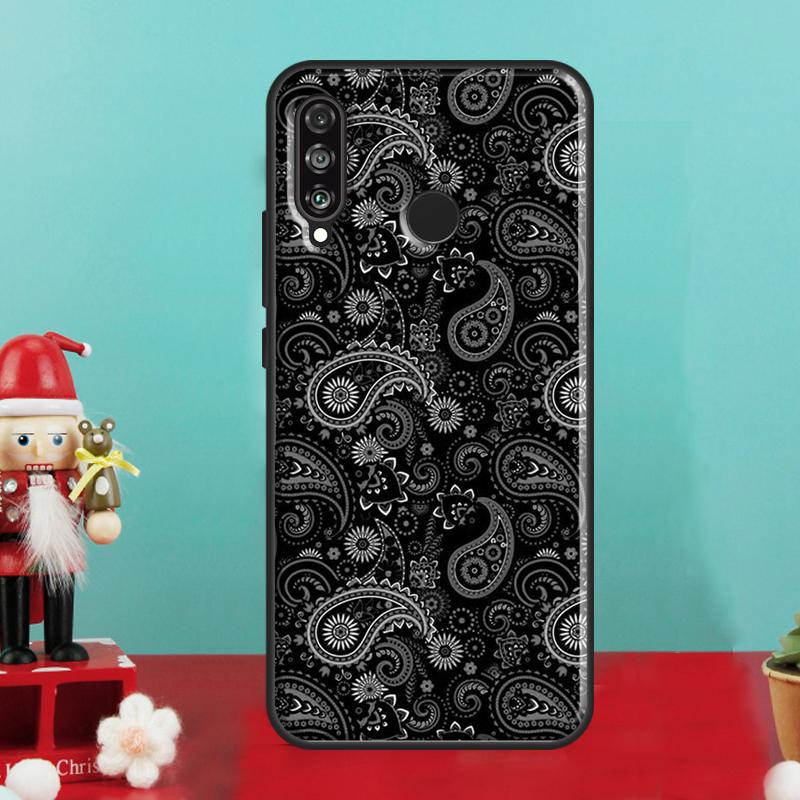 Bandana Seamless Pattern For Huawei Nova 12i 12s 11i 5T Y90 Y70 Y60 Y61 Y91 Y72 9 10 SE P60 Pro P20 P30 P40 Lite Case