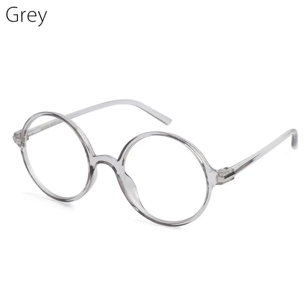 Vintage Runde Blaulichtfilterbrille Klare Gläser Mode Kunststoffrahmen Brille Optisch Herren Damen Brillengestell Fake Brille