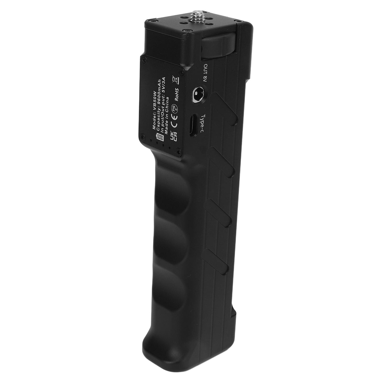 

Ручка-держатель с аккумулятором емкостью 9600 мАч и портом DC USB Type C, боковая ручка для камеры, перезаряжаемая ручка